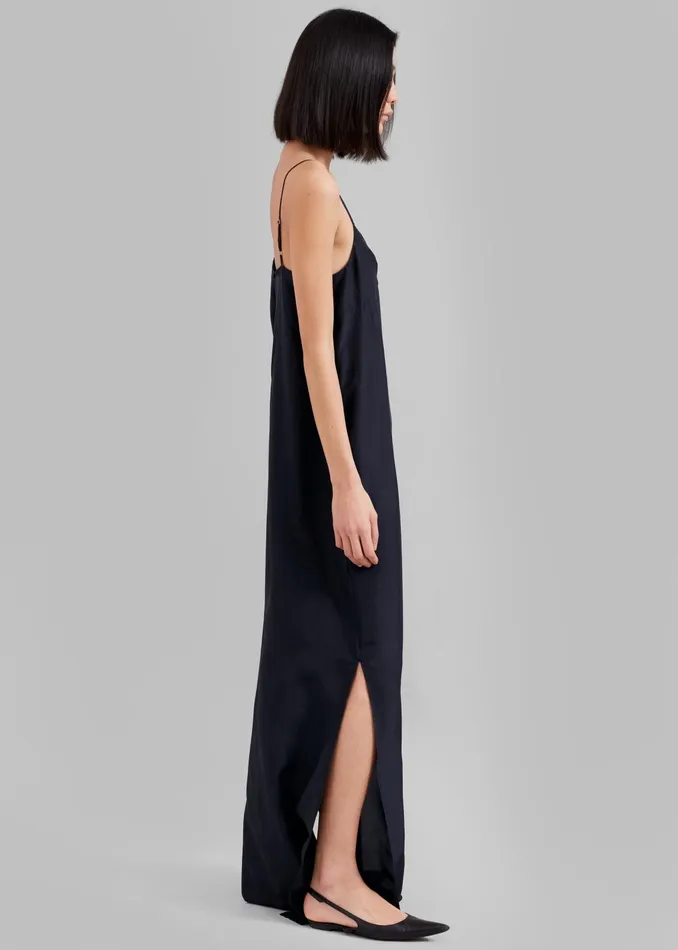 The Frankie Shop Dresses Dylana Sleeveless Maxi Dress 8211 Navy 8211 Women