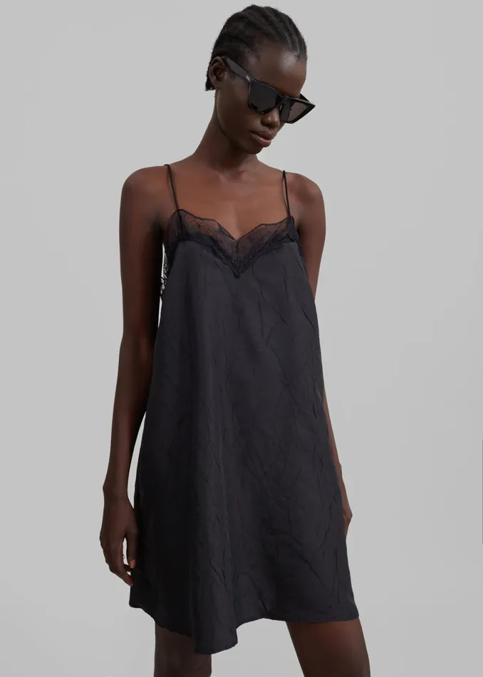 The Frankie Shop Dresses Julia Slip Dress 8211 Black 8211 Women