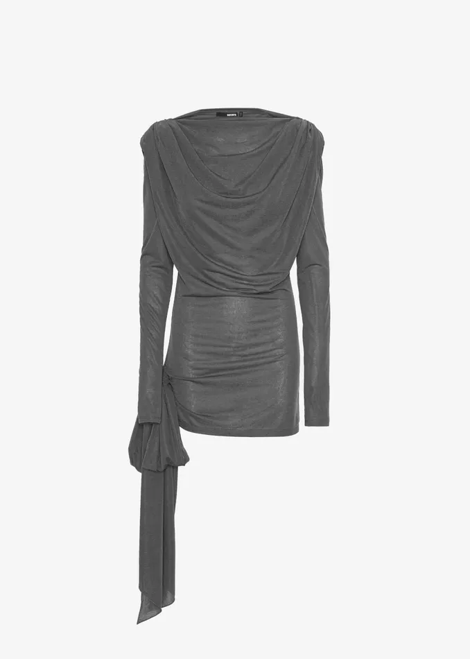 The Frankie Shop Dresses Rotate Mini Waterfall Dress 8211 Gray 8211 Women
