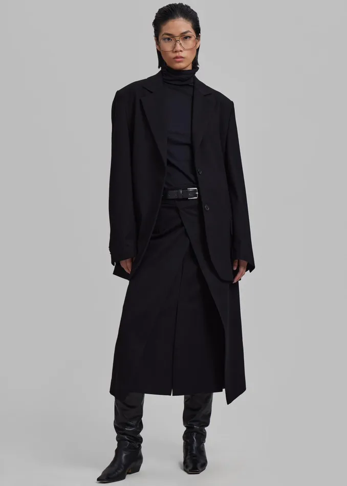 The Frankie Shop Outerwear Andy Blazer 8211 Black 8211 Women