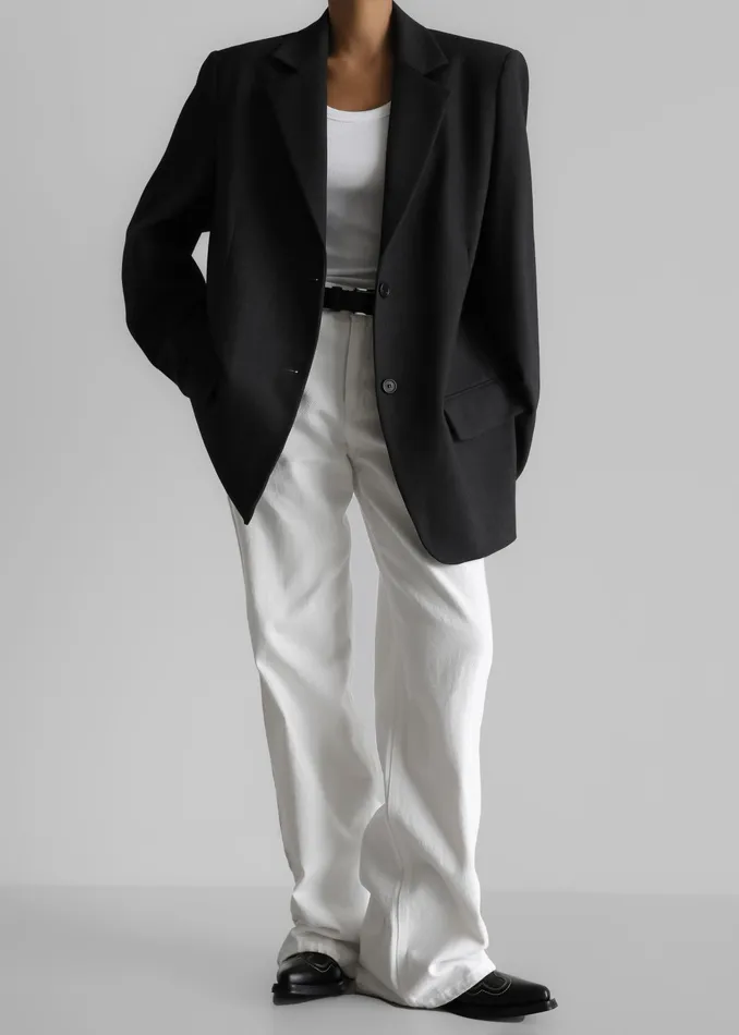 The Frankie Shop Outerwear Andy Blazer 8211 Black 8211 Women