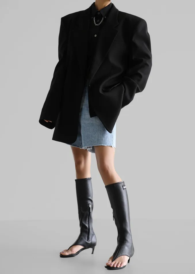 The Frankie Shop Outerwear Andy Blazer 8211 Black 8211 Women