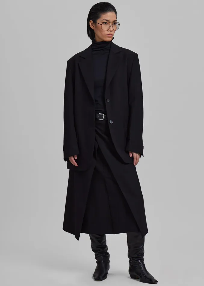The Frankie Shop Outerwear Andy Blazer 8211 Black 8211 Women