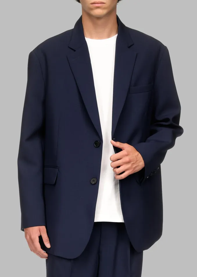 The Frankie Shop Outerwear Beo Blazer X Barbie 8211 Blue 8211 Men