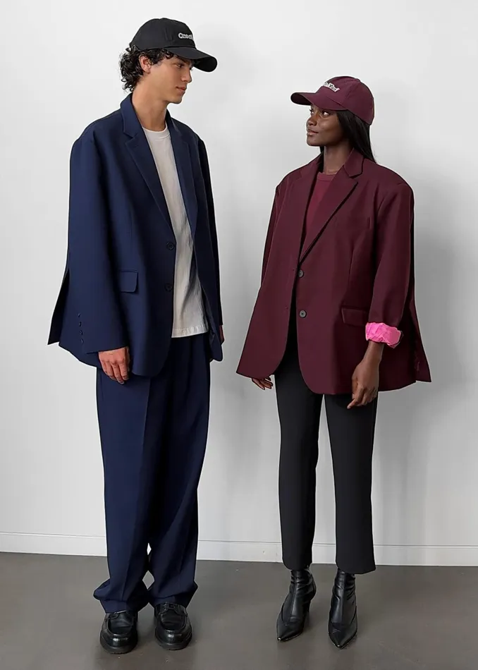 The Frankie Shop Outerwear Beo Blazer X Barbie 8211 Blue 8211 Men