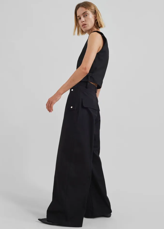 The Frankie Shop Outerwear By Malene Birger Talime Waistcoat 8211 Black 8211 Women