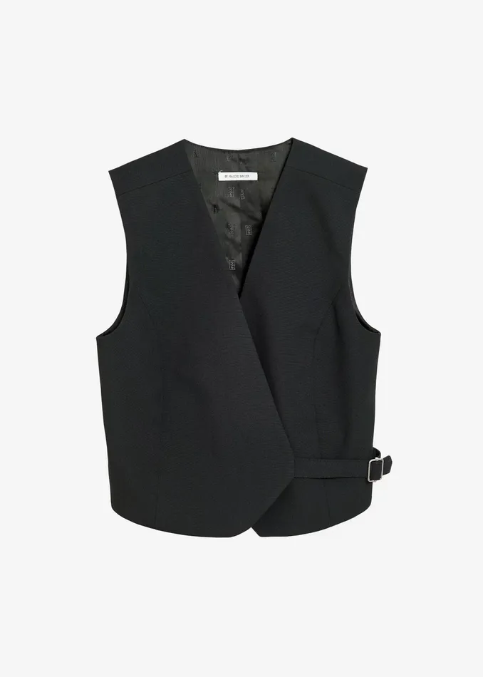 The Frankie Shop Outerwear By Malene Birger Talime Waistcoat 8211 Black 8211 Women