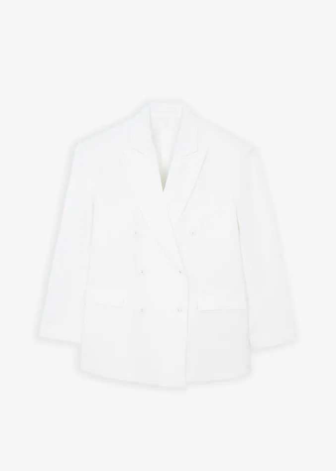 The Frankie Shop Outerwear Demi Blazer 8211 White 8211 Women
