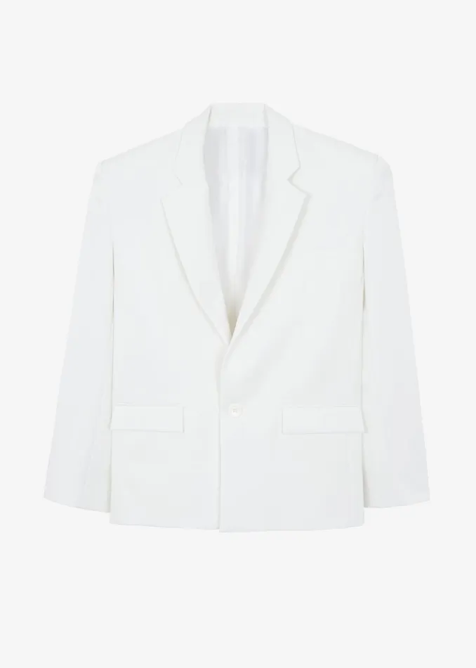The Frankie Shop Outerwear Jun Blazer 8211 White 8211 Women