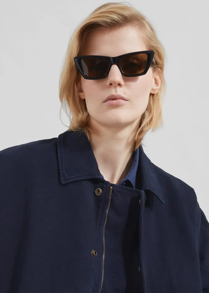 The Frankie Shop Outerwear Jw Anderson Blouson 8211 Navy 8211 Women