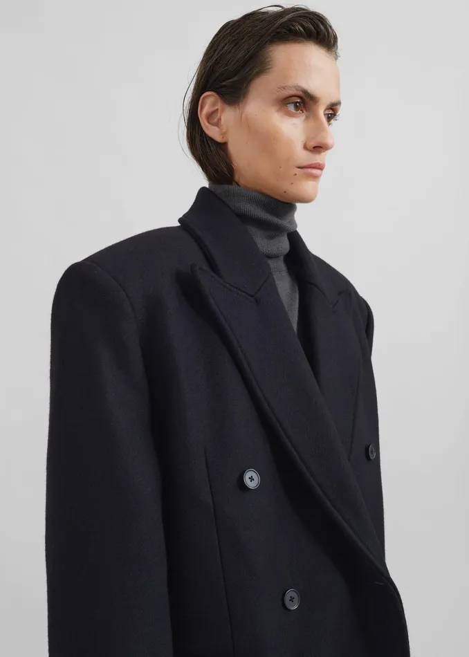 The Frankie Shop Outerwear Loulou Studio Koon Blazer 8211 Black 8211 Women