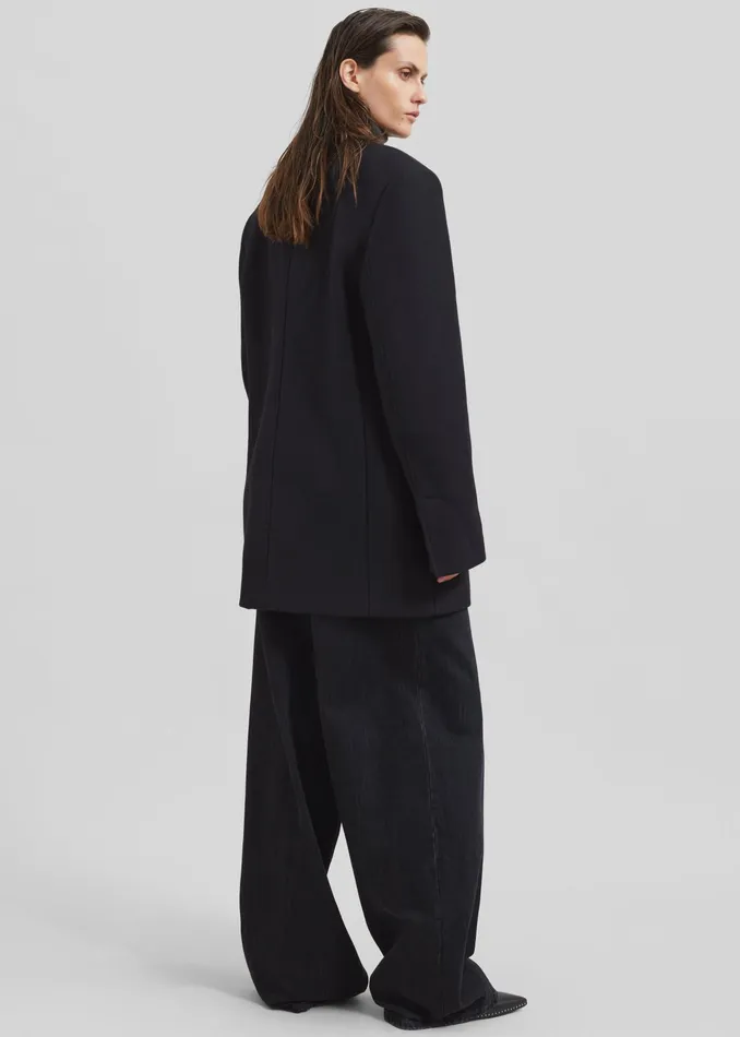 The Frankie Shop Outerwear Loulou Studio Koon Blazer 8211 Black 8211 Women