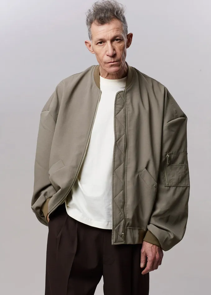 The Frankie Shop Outerwear Lumi Bomber Jacket 8211 Dark Olive 8211 WomenMen