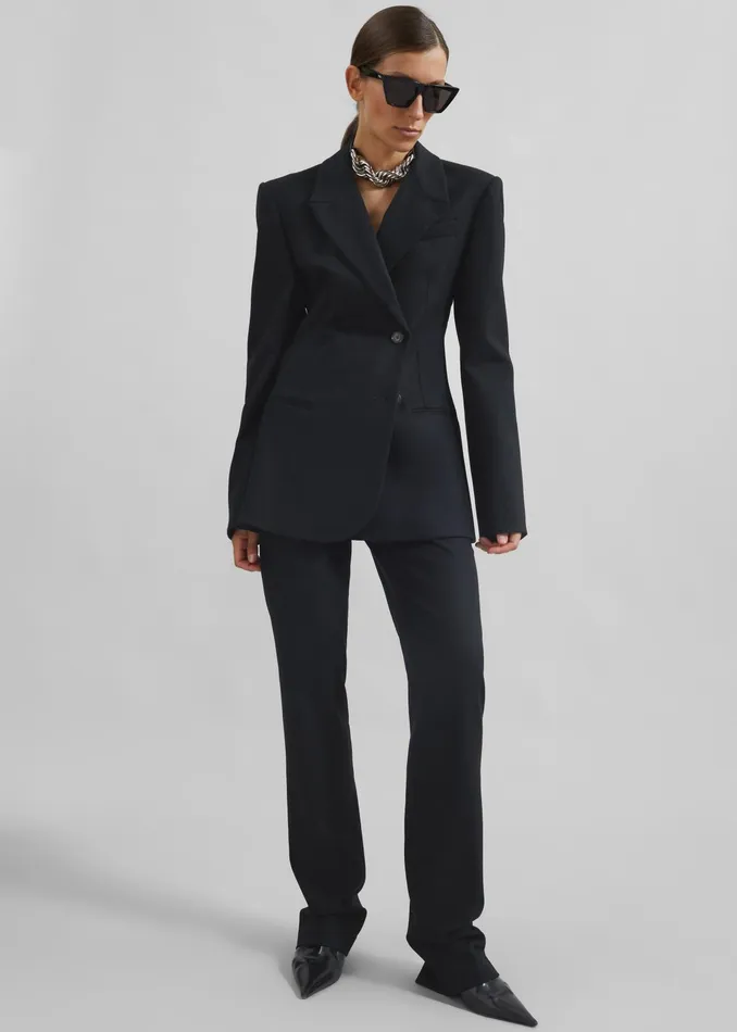 The Frankie Shop Outerwear Morrison Crossover Blazer 8211 Black 8211 Women