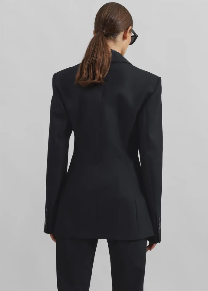 The Frankie Shop Outerwear Morrison Crossover Blazer 8211 Black 8211 Women