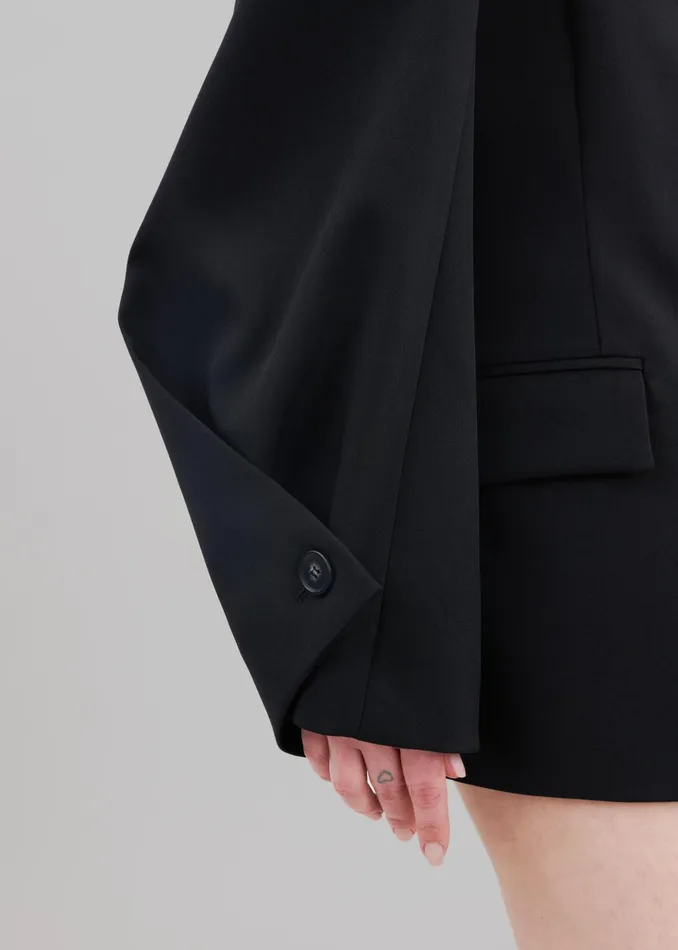 The Frankie Shop Outerwear Pia Boxy Blazer 8211 Black 8211 Women
