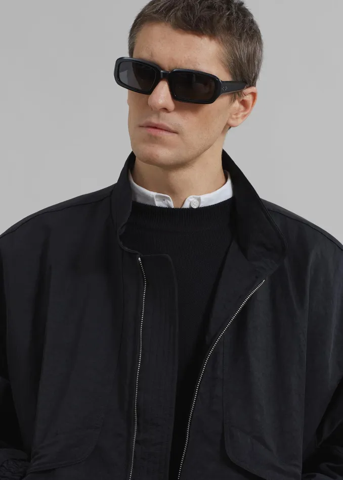 The Frankie Shop Outerwear Seth Oversized Jacket 8211 Black 8211 Men