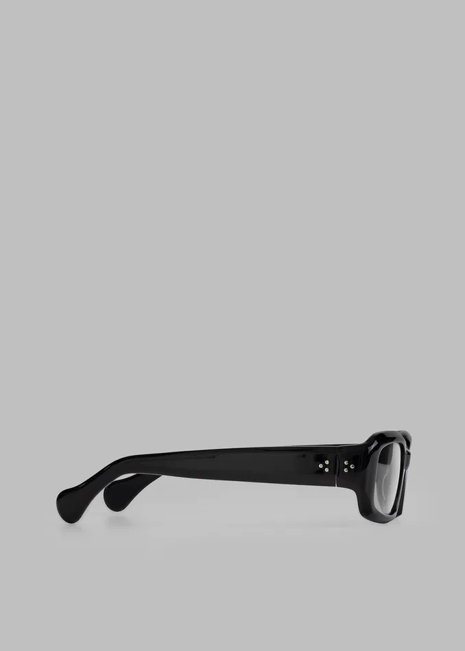 The Frankie Shop Port Tanger Mektoub Sunglasses 8211 Black AcetateBlack Lens 8211 MenWomen