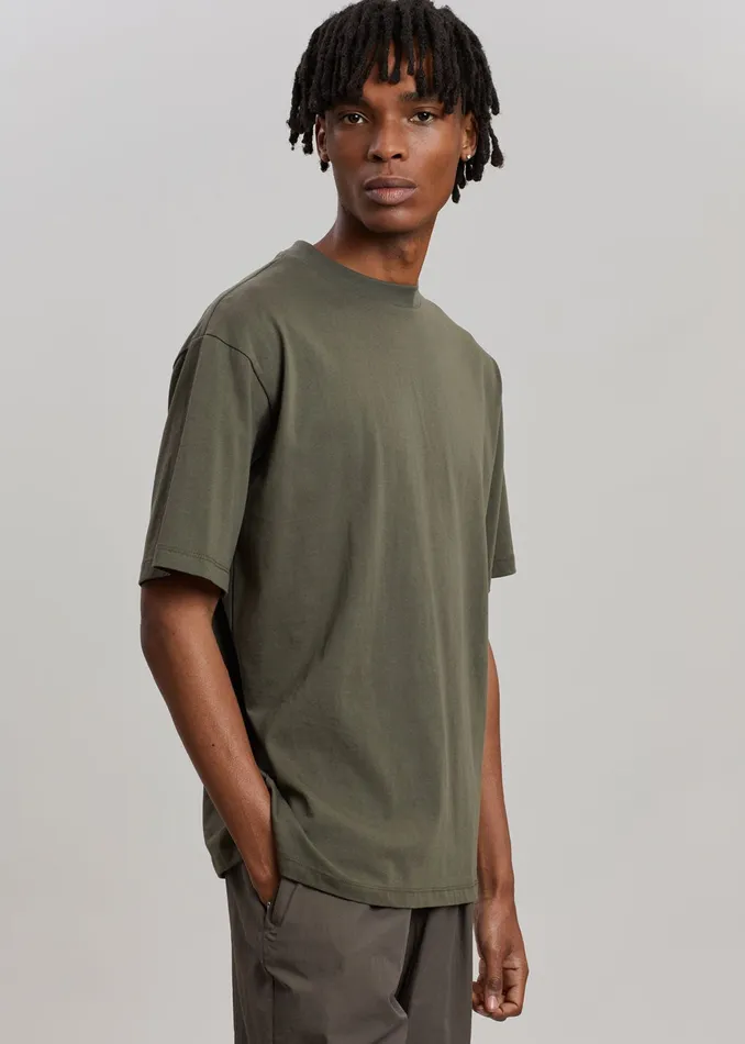 The Frankie Shop Tops Evora Tee 8211 Olive 8211 MenWomen