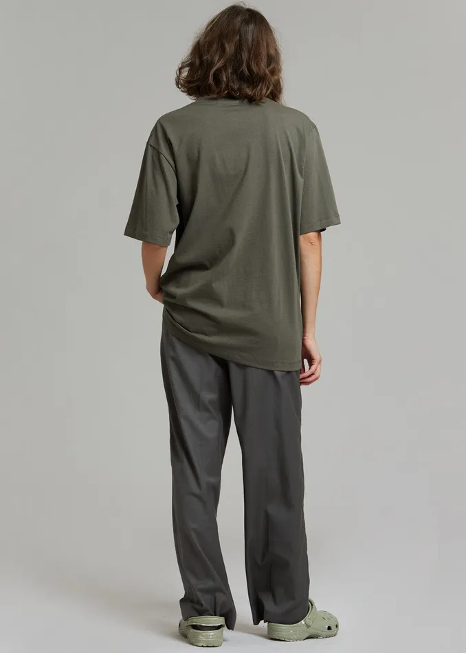 The Frankie Shop Tops Evora Tee 8211 Olive 8211 MenWomen