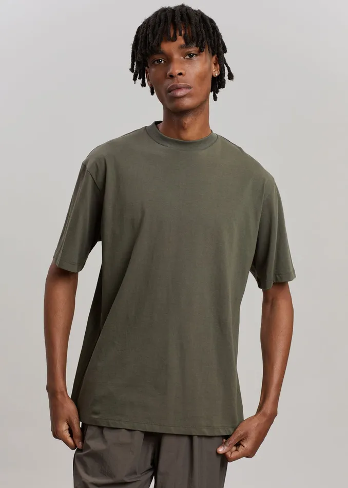 The Frankie Shop Tops Evora Tee 8211 Olive 8211 MenWomen