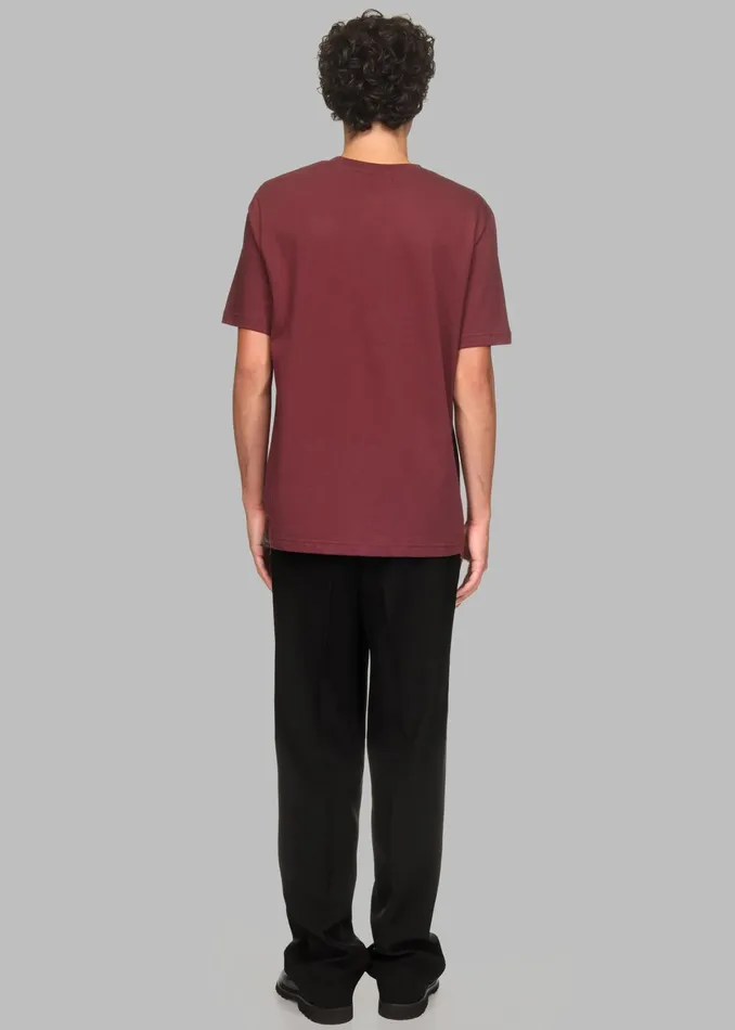 The Frankie Shop Tops Ronan TShirt X Barbie 8211 Burgundy 8211 Men