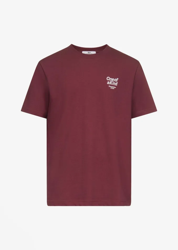 The Frankie Shop Tops Ronan TShirt X Barbie 8211 Burgundy 8211 Men