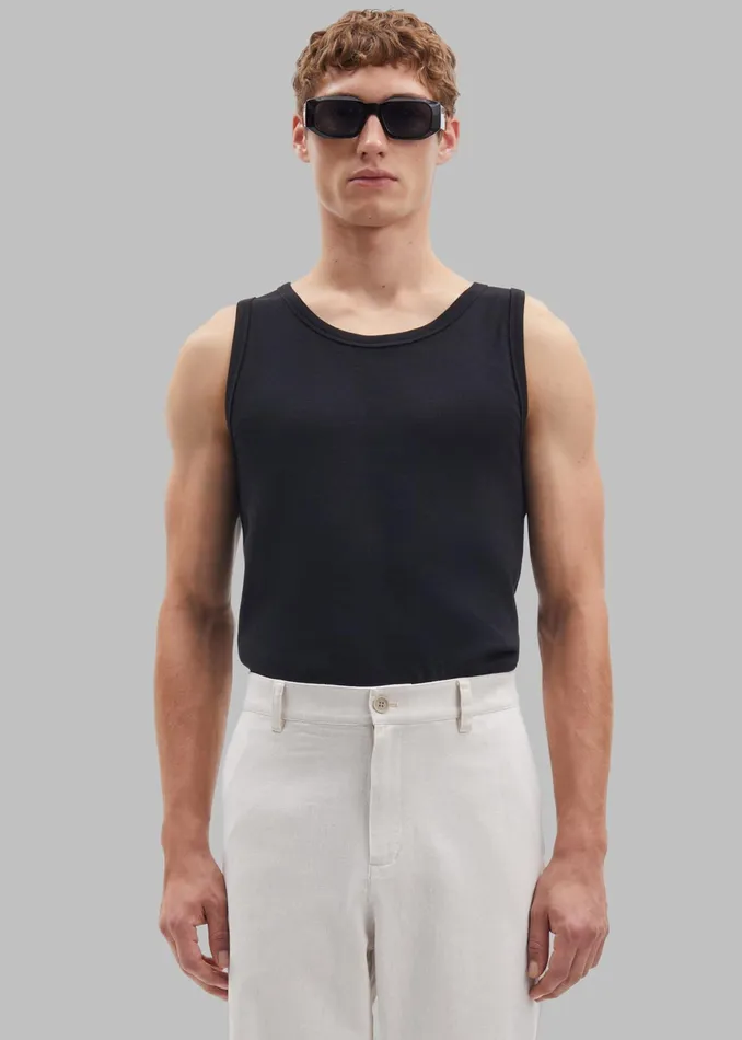The Frankie Shop Tops Samse Samse Salars Tank Top 8211 Black 8211 Men