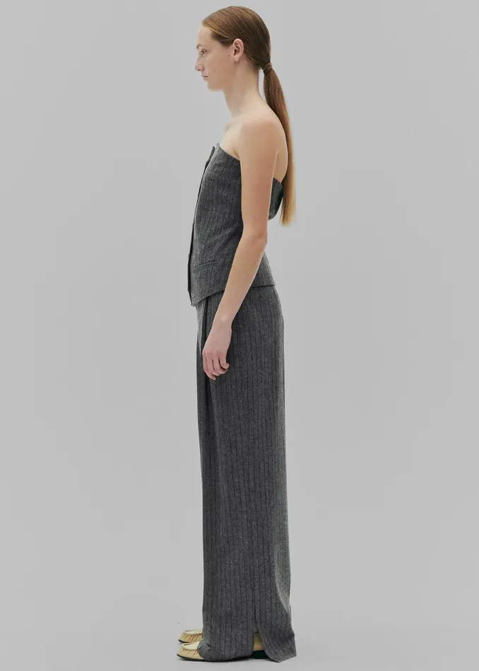 The Frankie Shop Tops The Garment Tilda Tube Top 8211 GreyBlack Stripe 8211 Women