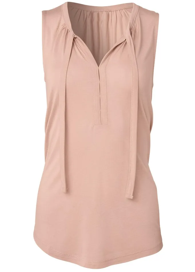 TIE DETAIL CASUAL TOP Pink Women VENUS Casual Tops