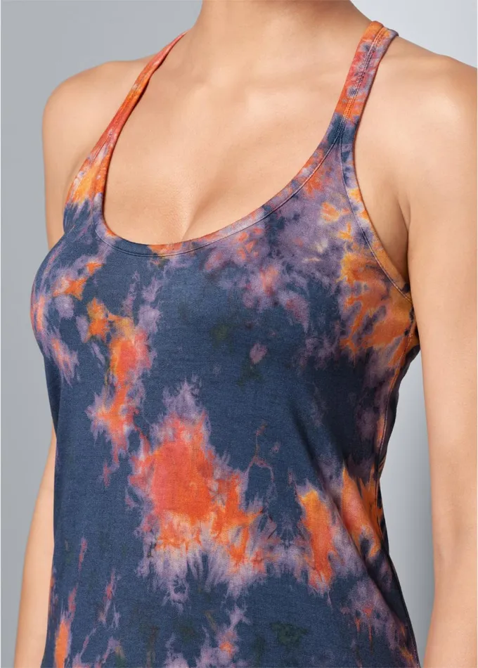 TIE DYE TANK DRESS Blue Multi Women VENUS Sundresses