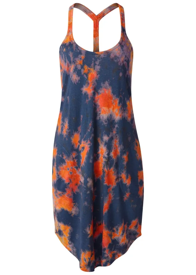 TIE DYE TANK DRESS Blue Multi Women VENUS Sundresses