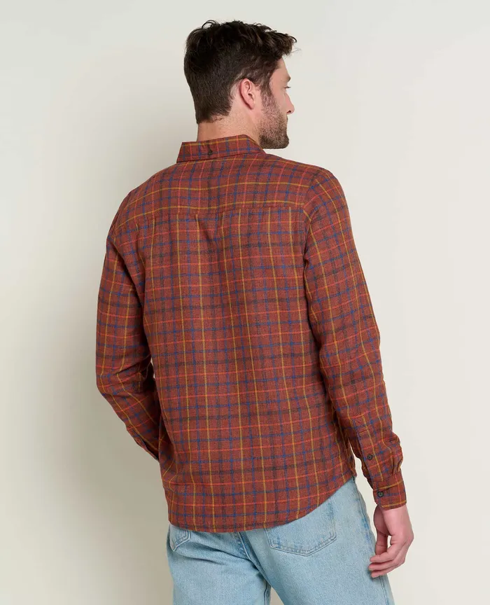 ToadandCo Airsmyth Long Sleeve Shirt Dark Roast Men8217s Shirts