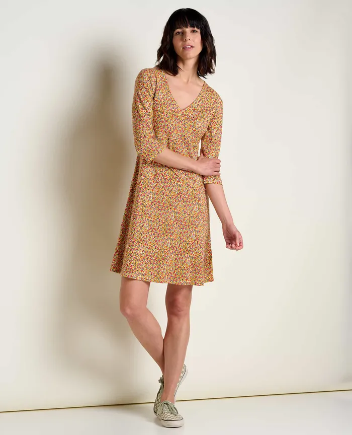 ToadandCo Dresses Women8217s Rosalinda Dress Barley Ditsy Print