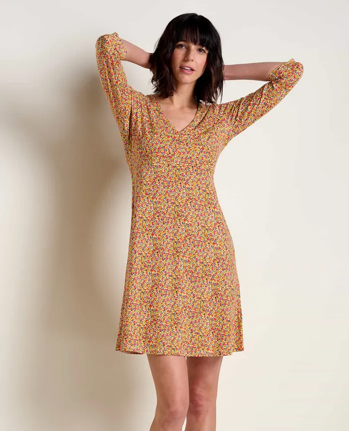 ToadandCo Dresses Women8217s Rosalinda Dress Barley Ditsy Print