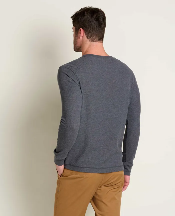 ToadandCo Framer II Long Sleeve Crew Soot Men8217s TShirts