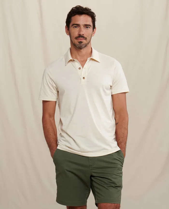 ToadandCo TShirts Men8217s Tempo Short Sleeve Polo Salt