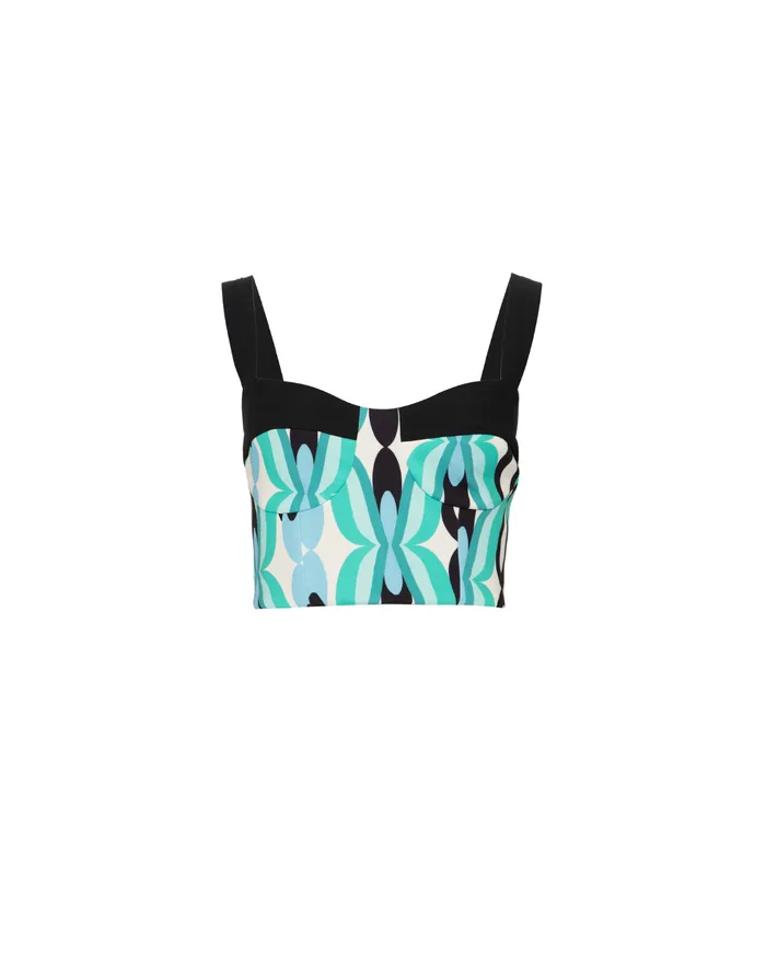 Tops and Bodysuits Women PatBO TWIST SLEEVELESS CROPPED TOP FINAL SALE
