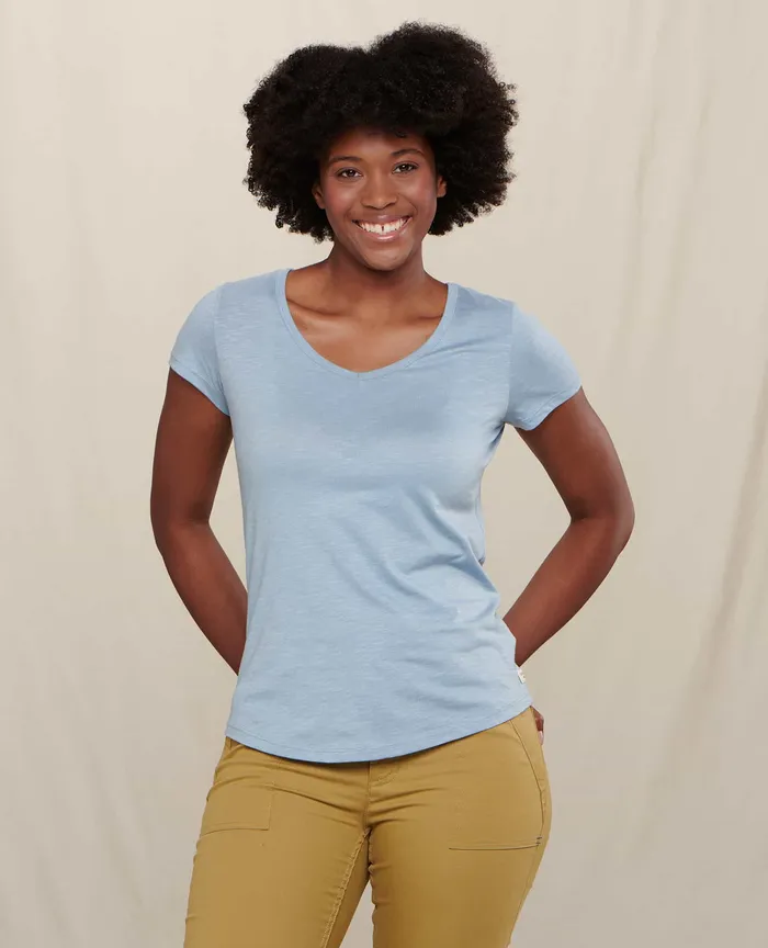 Tops and TShirts Marley II Short Sleeve Tee Weathered Blue 8211 ToadandCo Women8217s