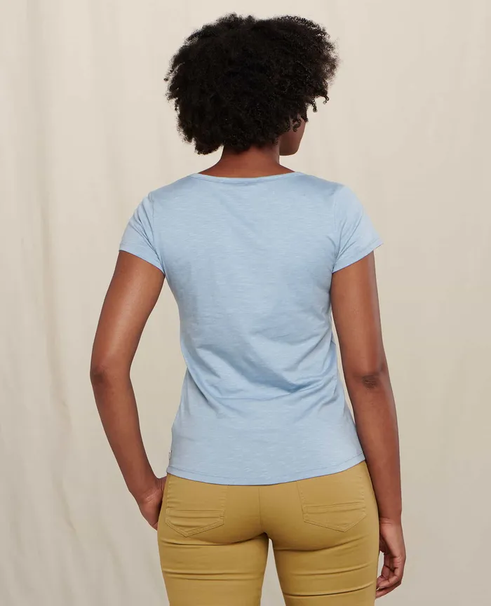 Tops and TShirts Marley II Short Sleeve Tee Weathered Blue 8211 ToadandCo Women8217s