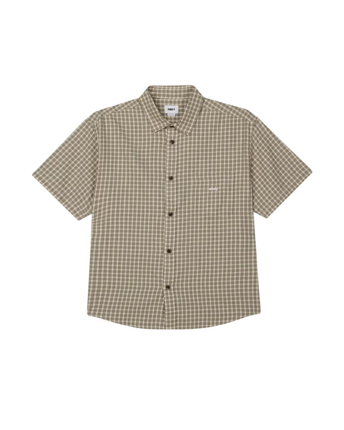 TOPS BIGWIG OTIS SS SHIRT Birch Multi OBEY Clothing Men