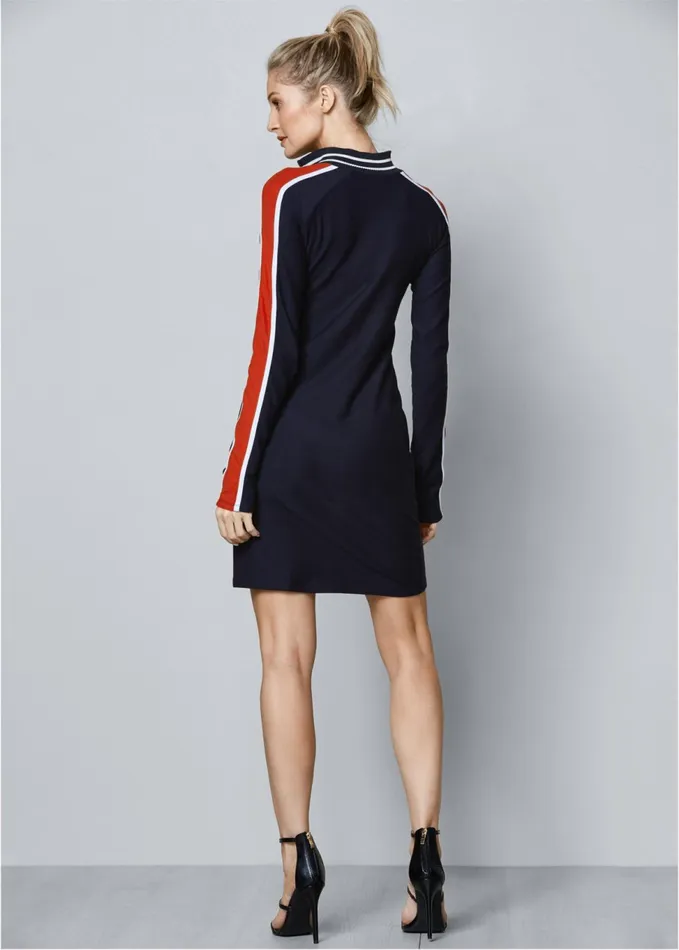 TRACK SUIT DRESS Navy Women VENUS Casual Dresses