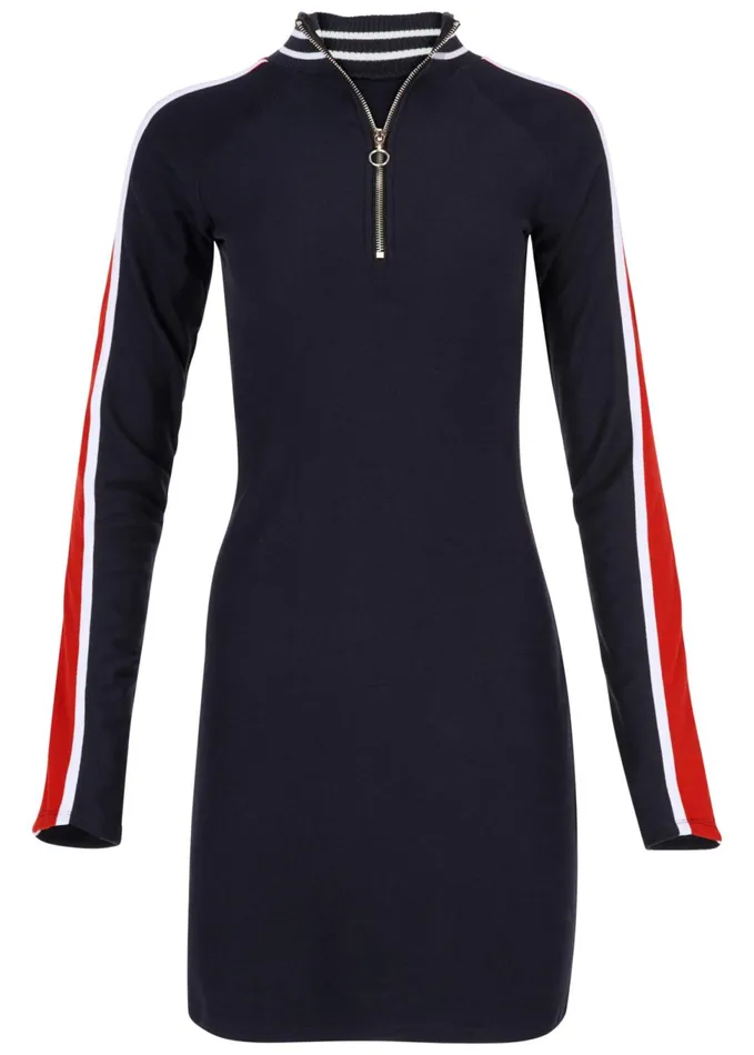 TRACK SUIT DRESS Navy Women VENUS Casual Dresses