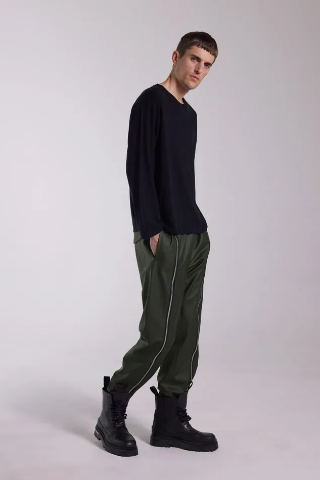 Trousers Men Stutterheim Bromma Trousers Dark Green
