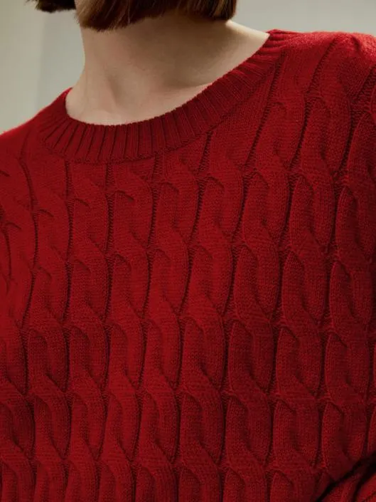Ultrafein Merino Wool Crewneck Sweater Women Lilysilk Knitwear