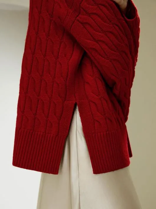 Ultrafein Merino Wool Crewneck Sweater Women Lilysilk Knitwear