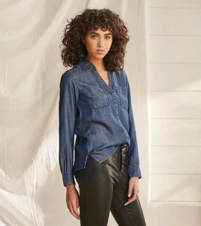 Utility Buttondown 8211 Maritime Denim Wash Hatley