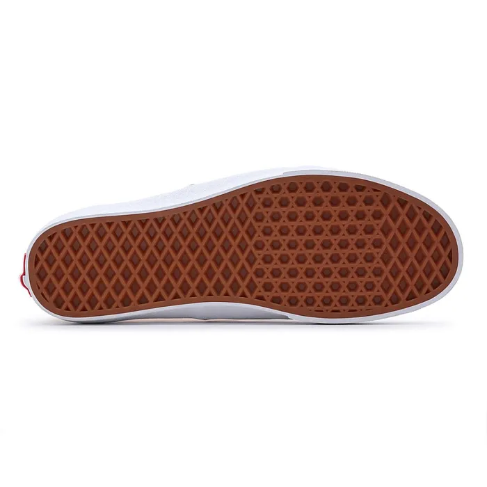 Vans Classics Men Check Authentic Shoes White Orange