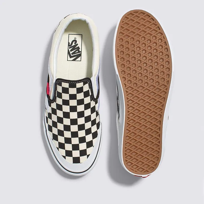 Vans Classics Men Classic SlipOn 138 Sidestripe Shoes Black