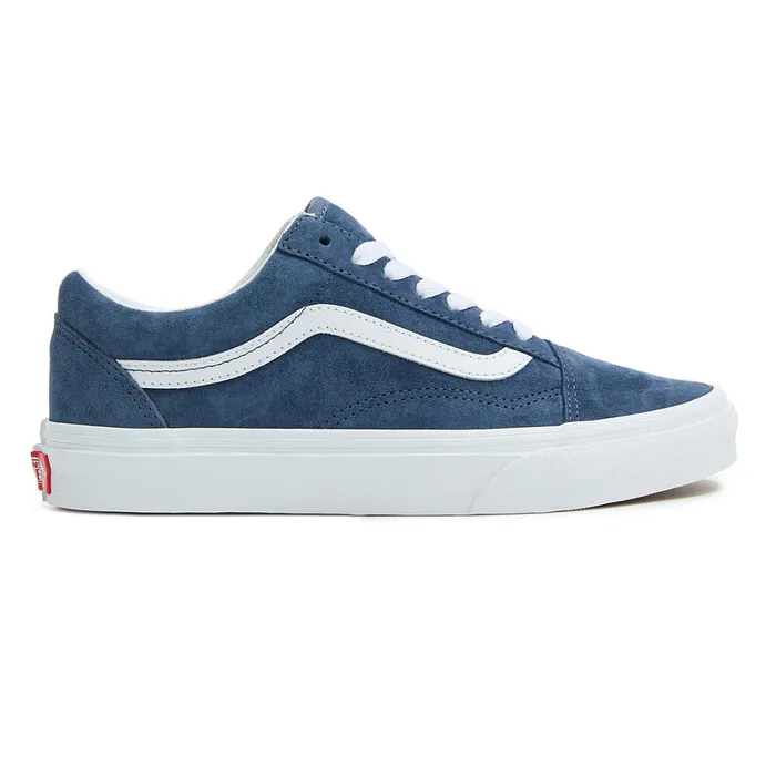 Vans Classics Men Old Skool Pig Suede Shoes Blue